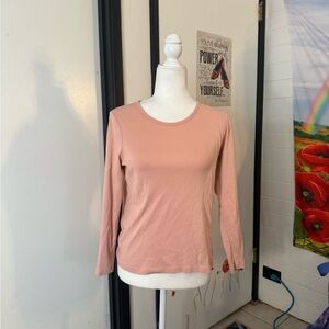 Women's Pink Long Sleeve Top